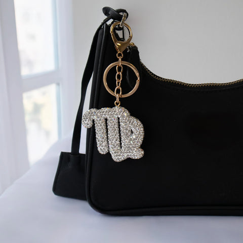 Zodiac Bling Bag Charm